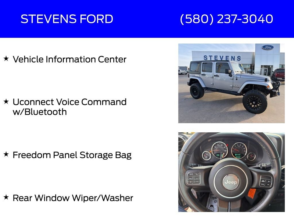 2018 Jeep Wrangler JK Unlimited Sahara