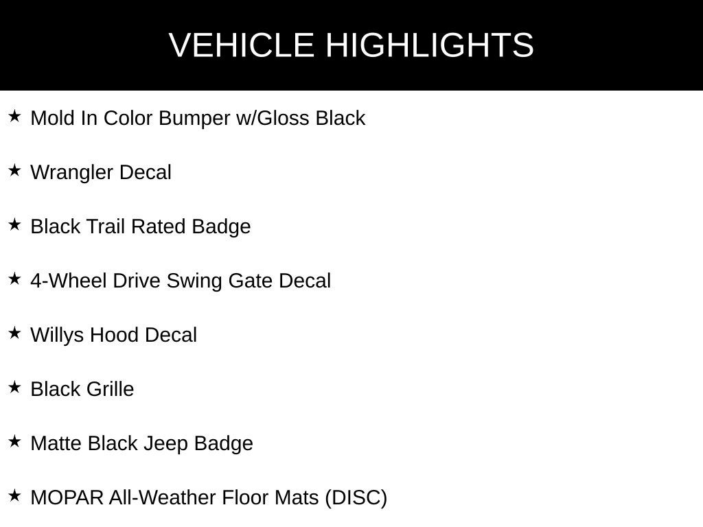 2021 Jeep Wrangler Unlimited Willys