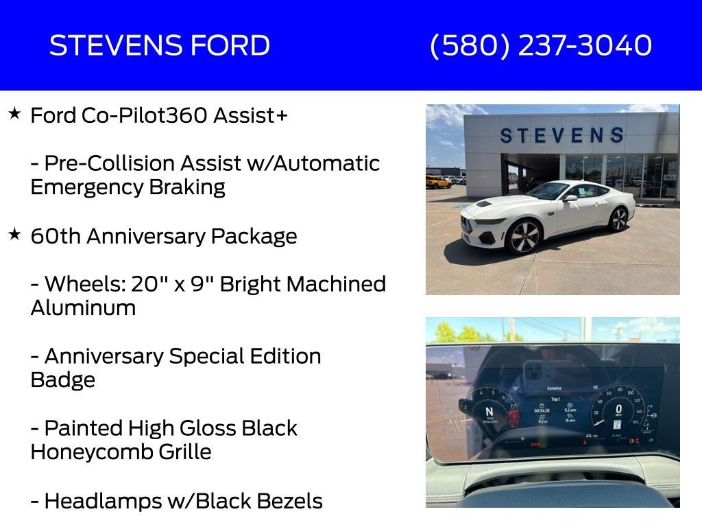 2025 Ford Mustang GT Premium 60th Anniversary