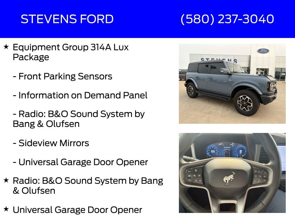 2025 Ford Bronco Outer Banks