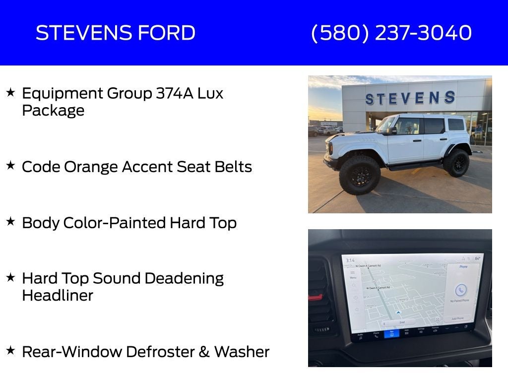 2025 Ford Bronco Raptor