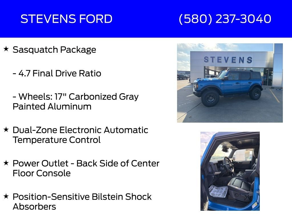 2025 Ford Bronco Big Bend