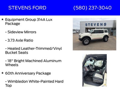 2026 Ford Bronco Outer Banks 60th Anniversary