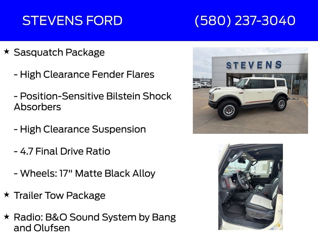 2026 Ford Bronco Outer Banks 60th Anniversary