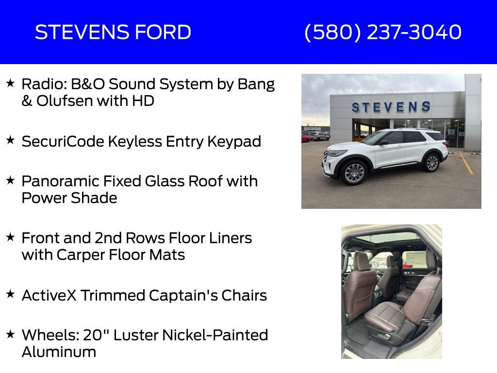 2026 Ford Explorer Platinum