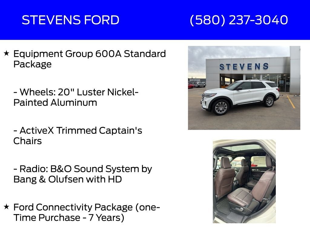 2026 Ford Explorer Platinum