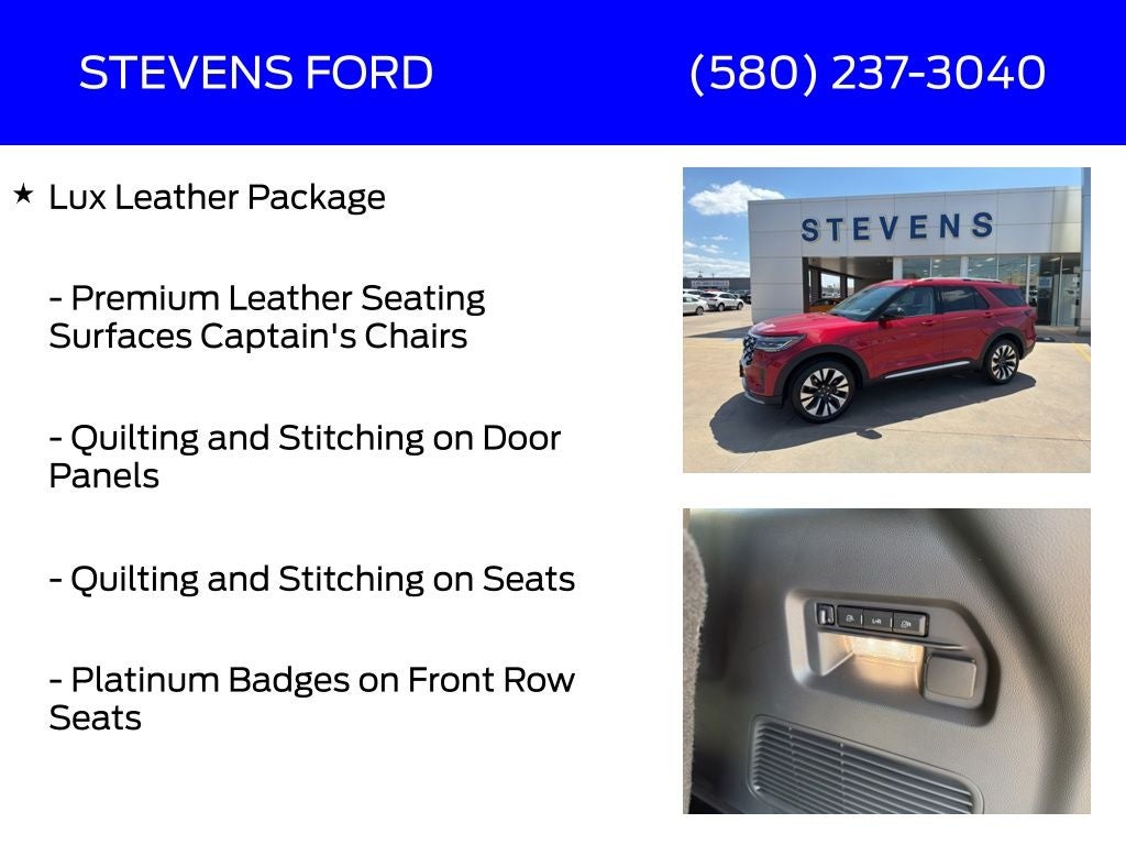 2026 Ford Explorer Platinum
