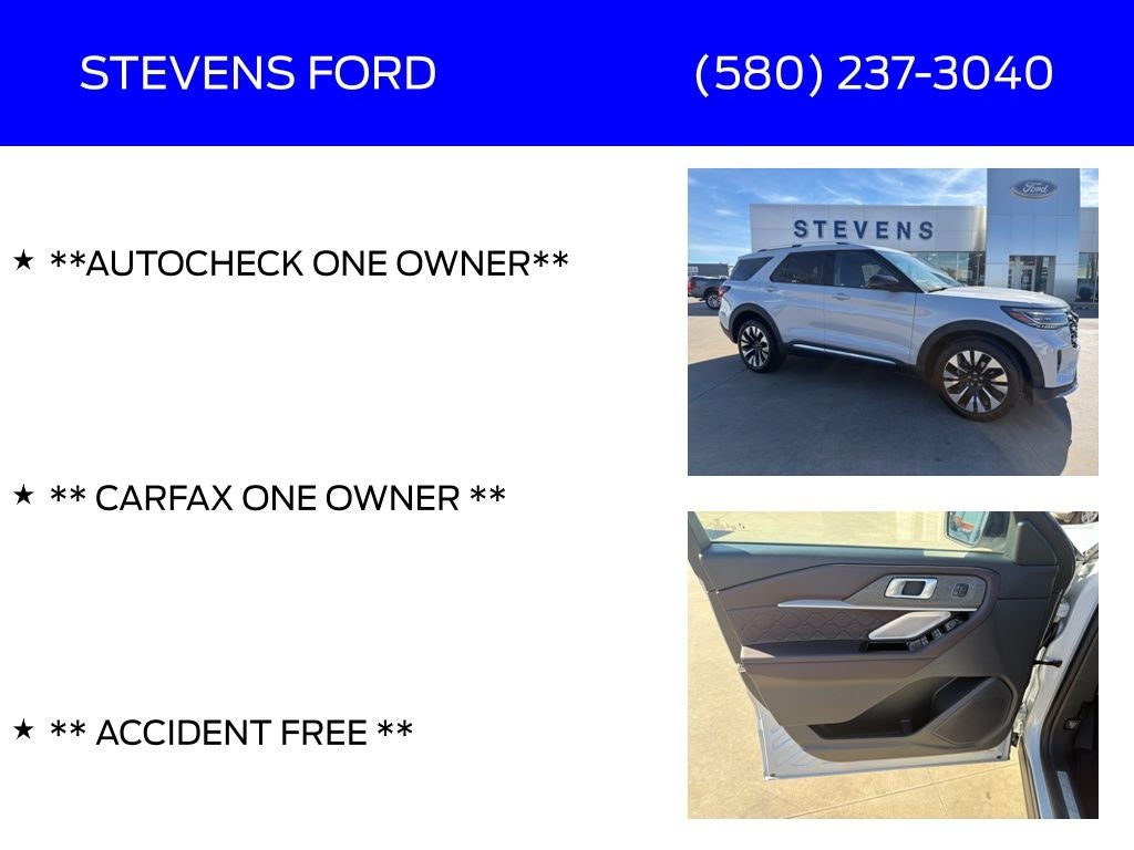 2025 Ford Explorer Platinum