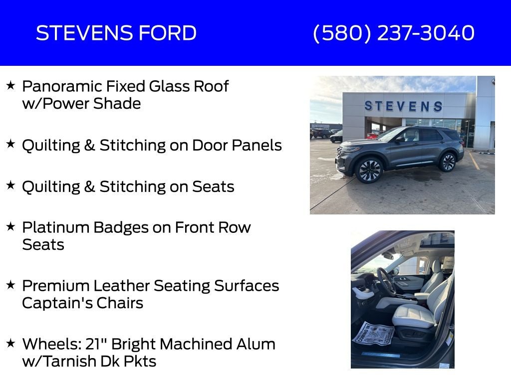 2026 Ford Explorer Platinum