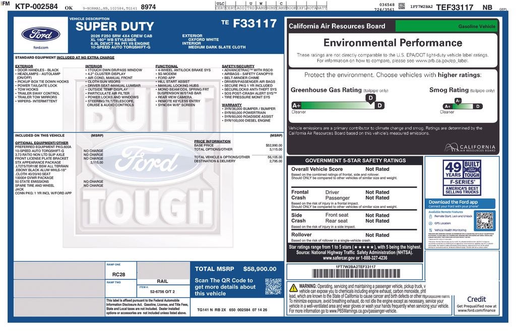 2026 Ford F-250SD XL