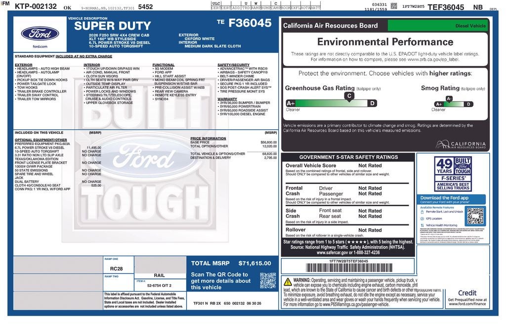2026 Ford F-250SD XLT