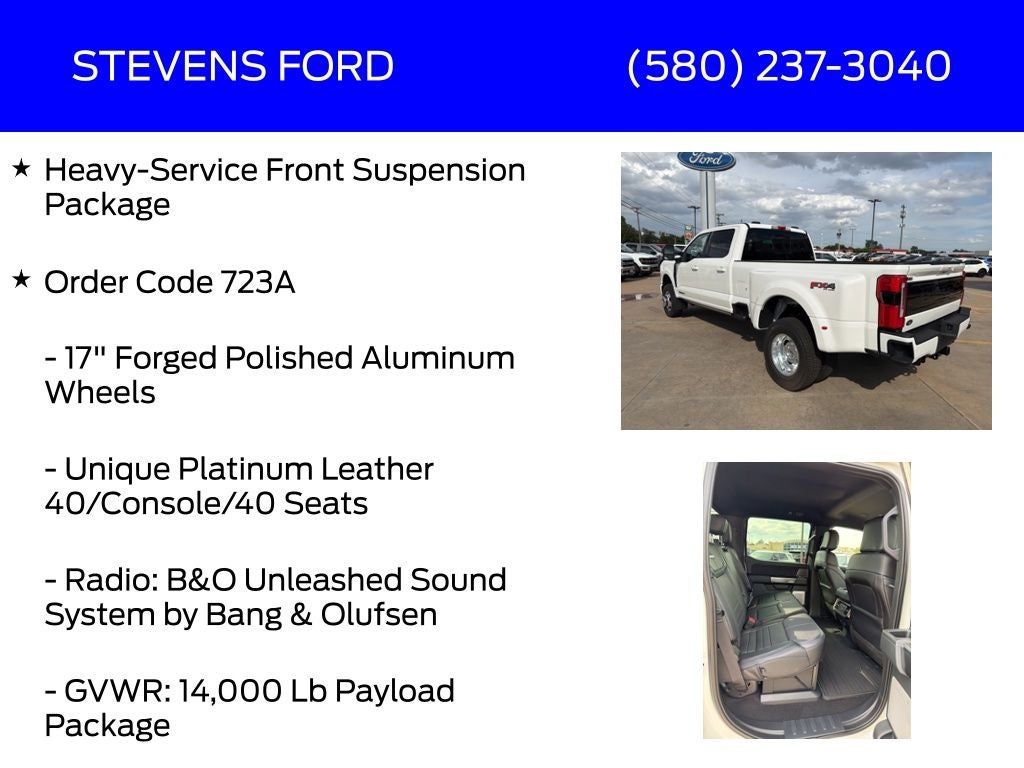 2026 Ford F-350SD Platinum DRW