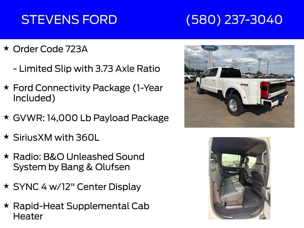 2026 Ford F-350SD Platinum DRW