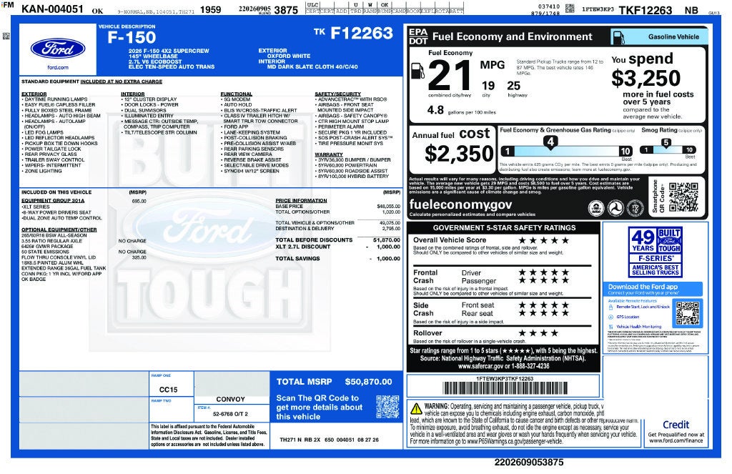 2026 Ford F-150 XLT