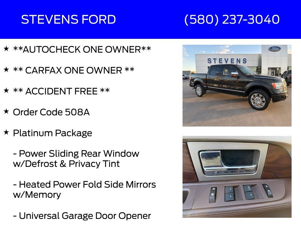 2010 Ford F-150 Platinum