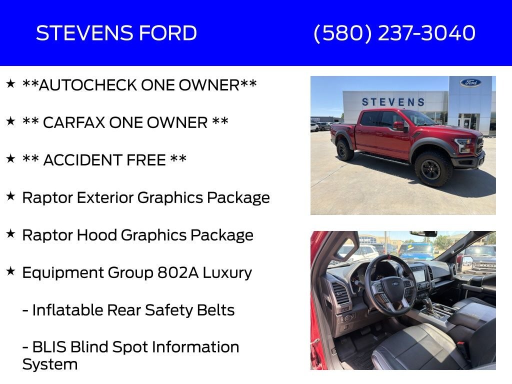 2018 Ford F-150 Raptor