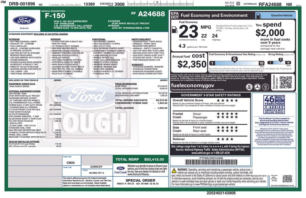 2024 Ford F-150 King Ranch