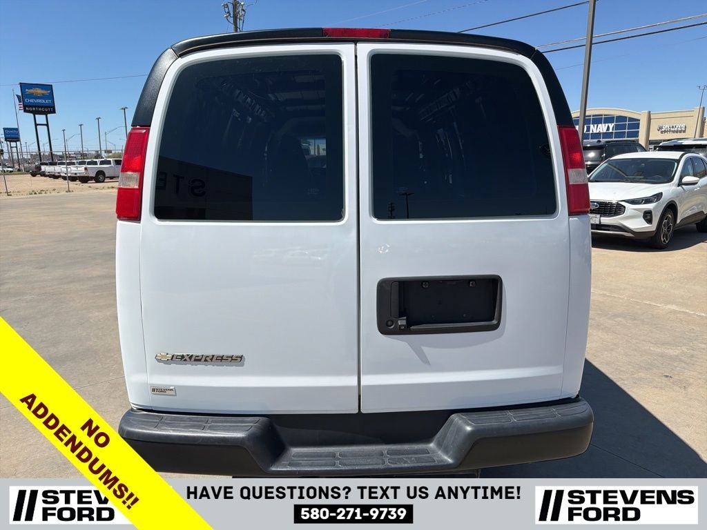 2018 Chevrolet Express 2500 Work Van Cargo