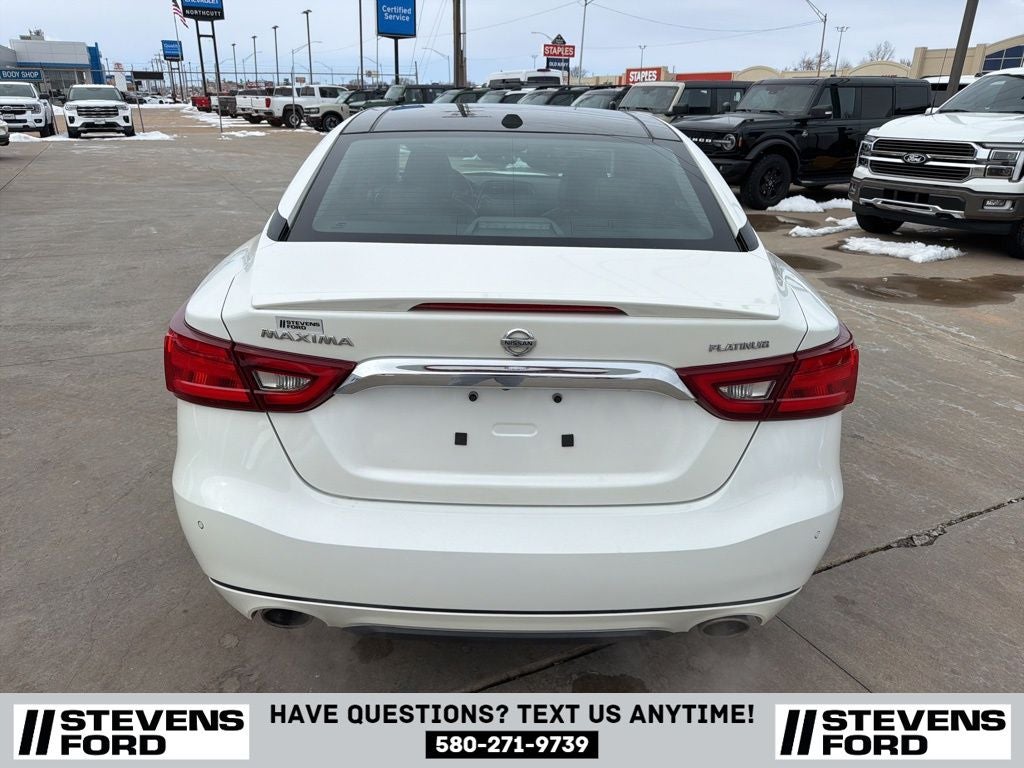 2016 Nissan Maxima Platinum