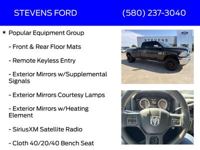 2018 RAM 3500 Tradesman