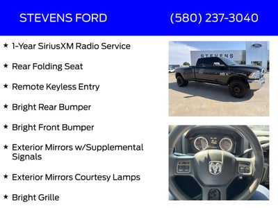 2018 RAM 3500 Tradesman