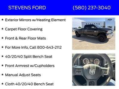 2018 RAM 3500 Tradesman