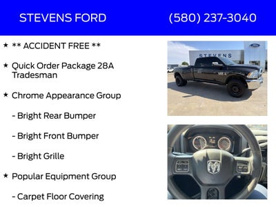 2018 RAM 3500 Tradesman