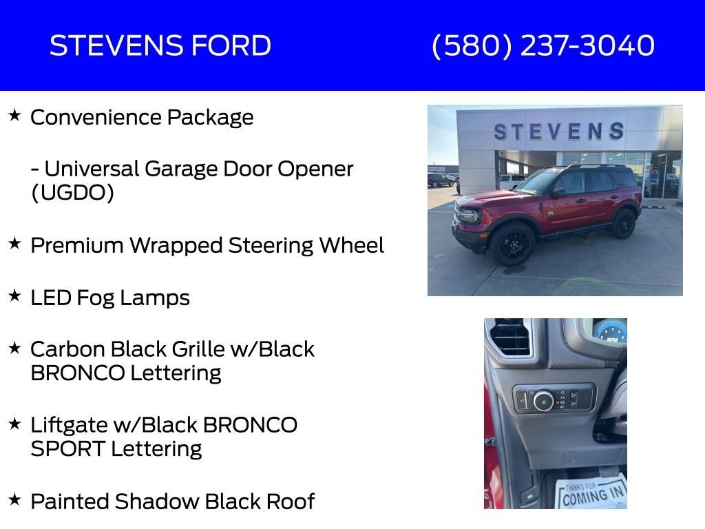 2025 Ford Bronco Sport Big Bend
