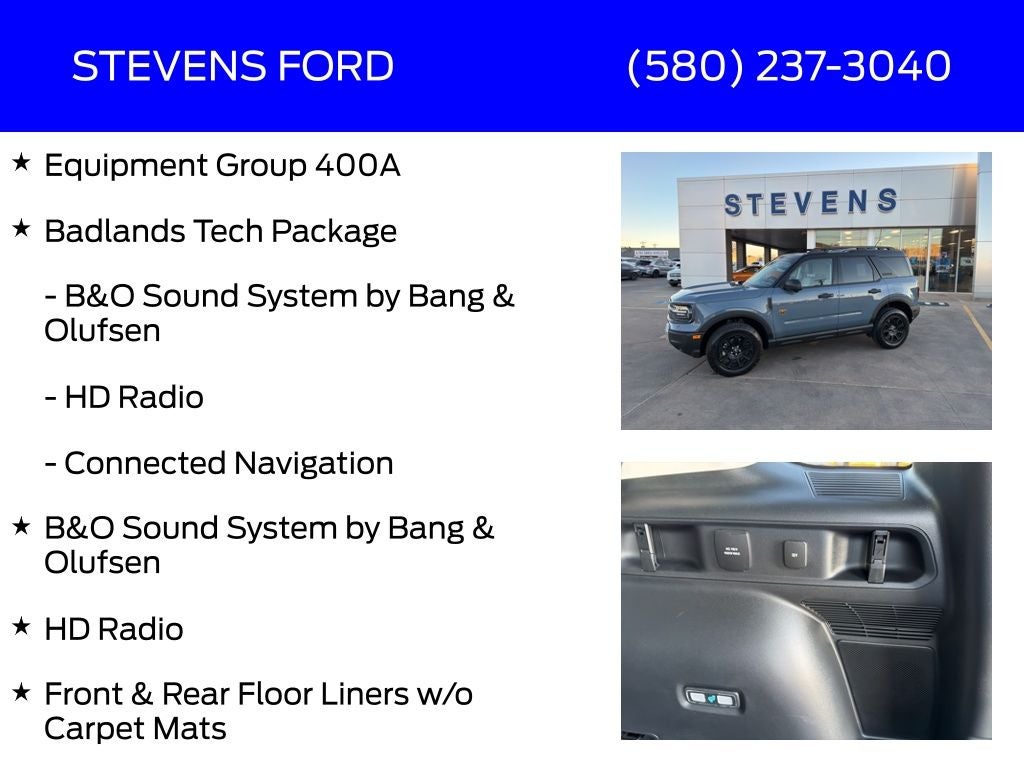 2025 Ford Bronco Sport Badlands