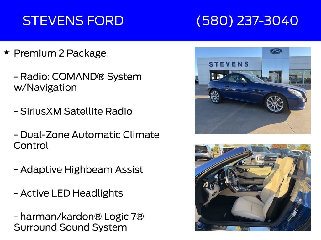 2017 Mercedes-Benz SLC SLC 300