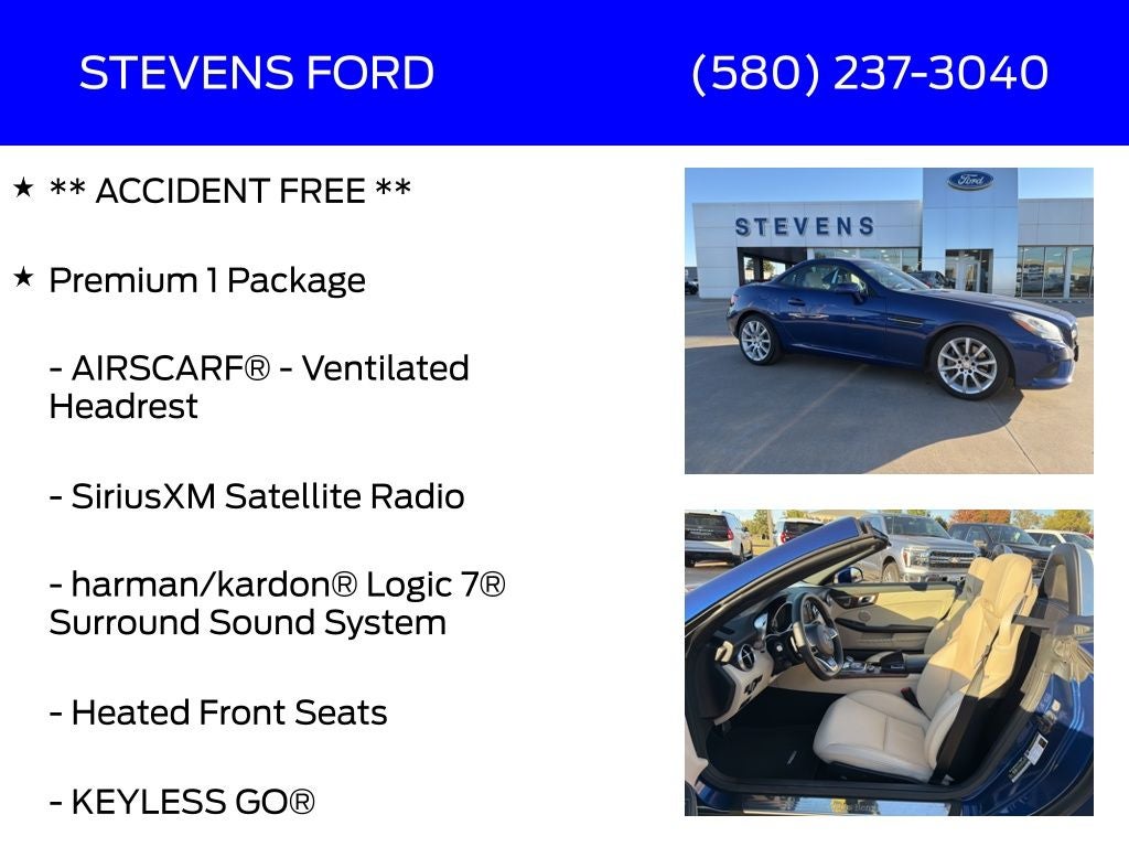 2017 Mercedes-Benz SLC SLC 300