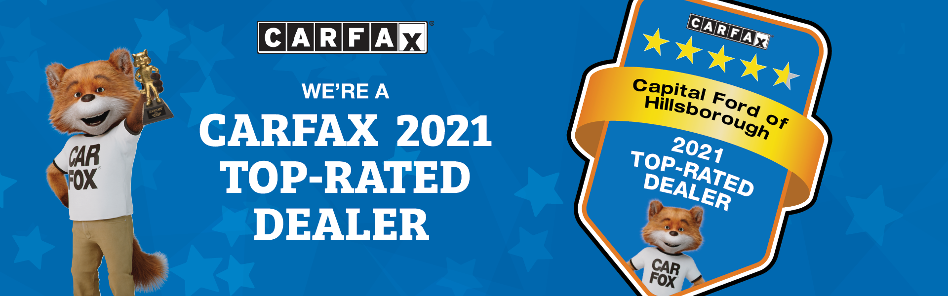 Carfax 2021 Top-Rated Dealer at Stevens Ford in Enid OK